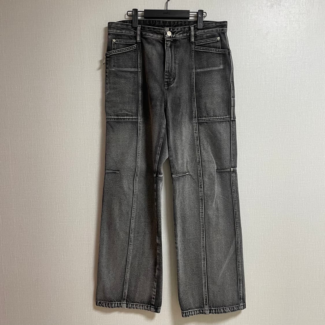 [50]23ss 솔리드옴므 절개 데님 팬츠 상품이미지1