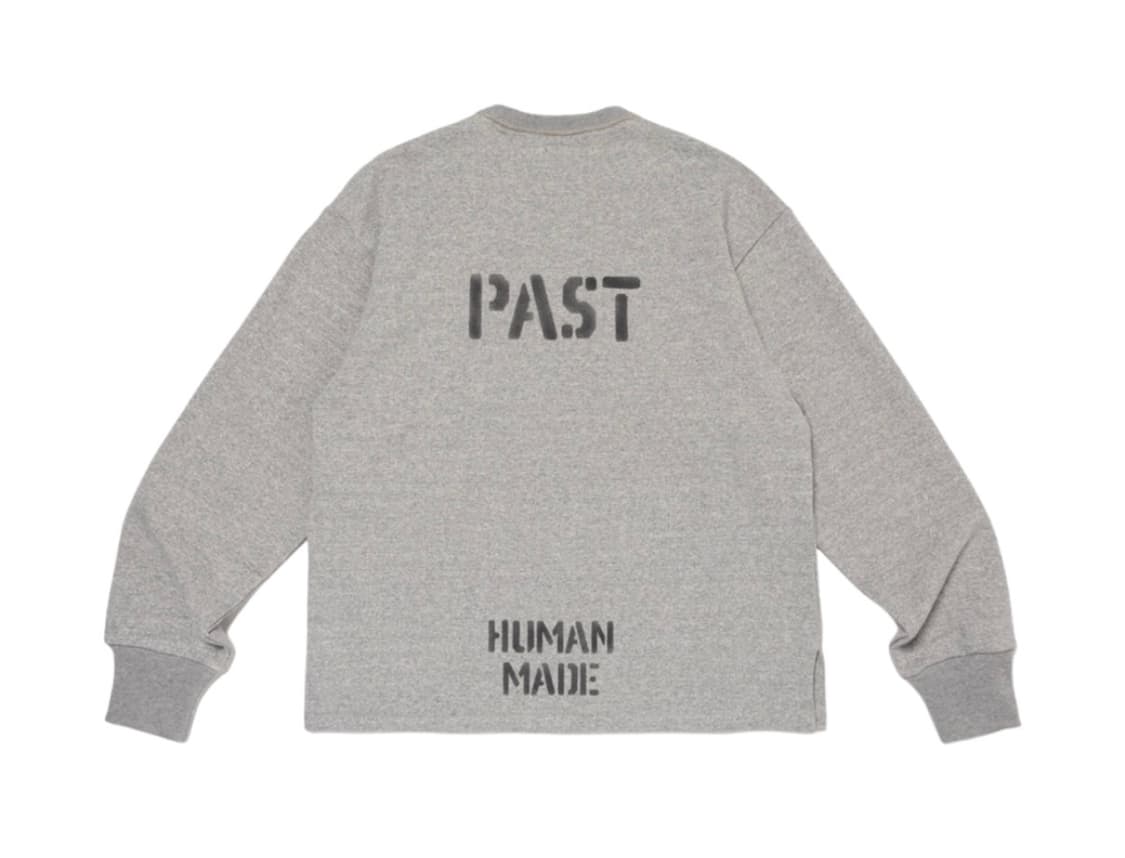 휴먼 메이드 밀리터리 스웨트셔츠 그레이 상품이미지2