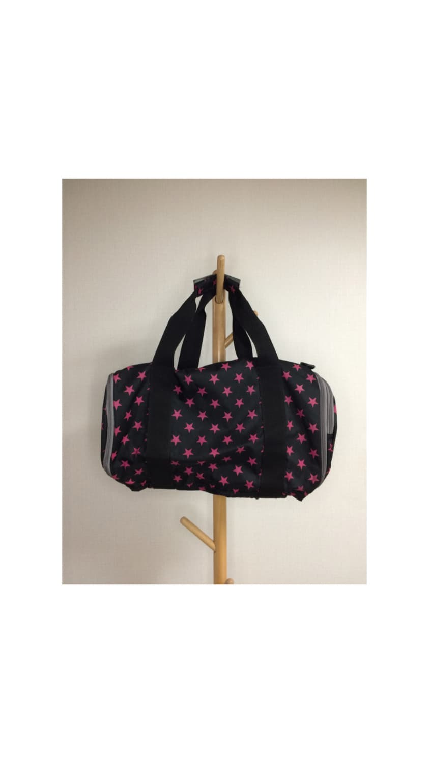 아웃도어 프로덕트 핑크 별 무늬 보스턴백 크로스백 상품이미지7