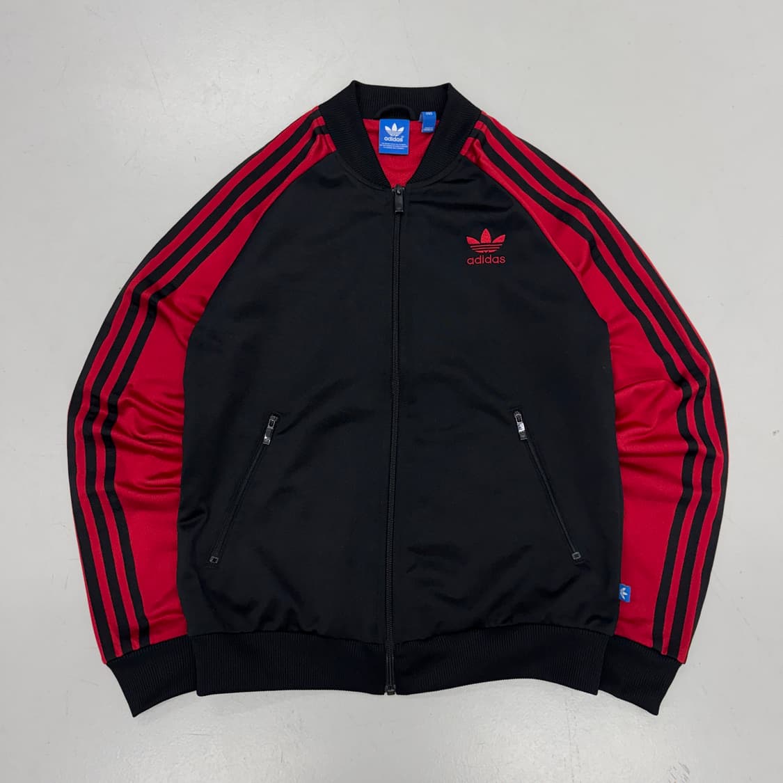 아디다스 파이어버드 슈퍼스타 검빨 트랙탑 져지 상품이미지2