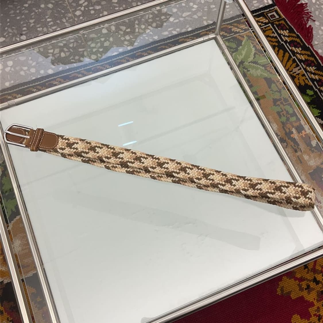 빈티지 웨스턴 위빙 벨트 C06370 상품이미지2