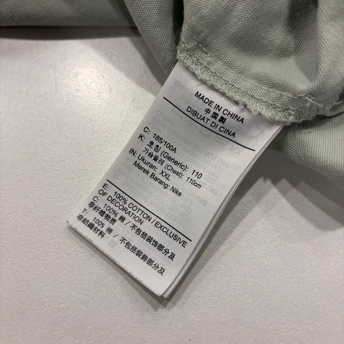 [2XL] 나이키 하프집업 스우시 반팔 티셔츠 B729 상품이미지7