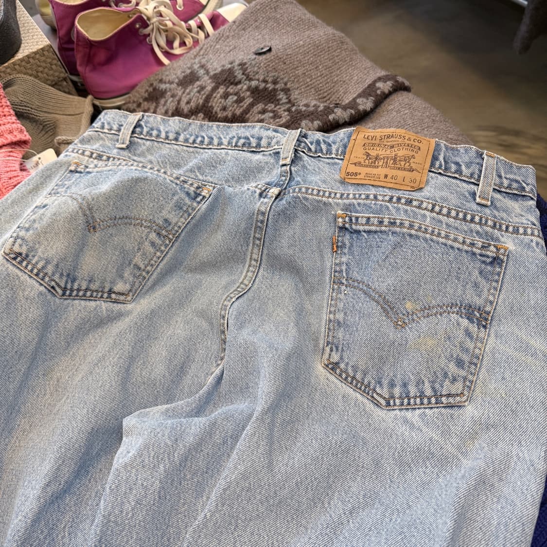 90S 리바이스 505 오렌지탭 멕시코 어셈블 40 상품이미지7