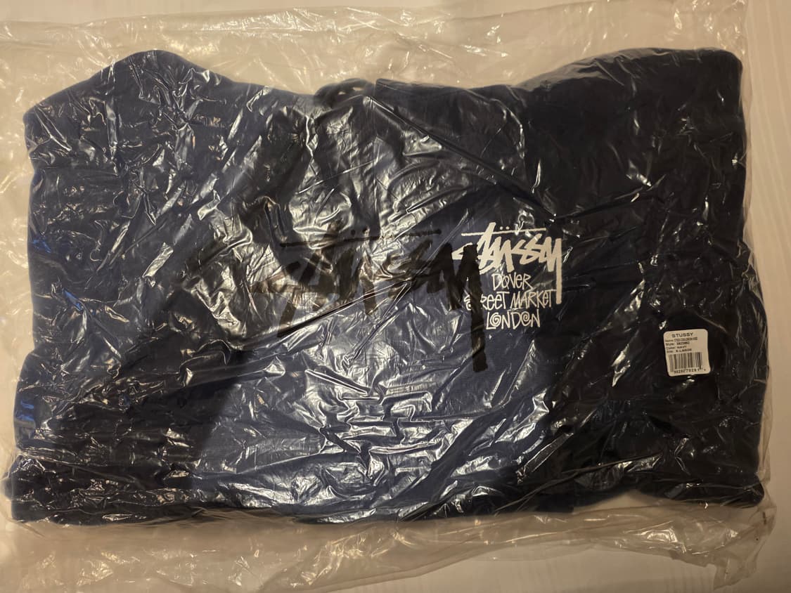 스투시 도버스트리트 마켓 런던 후드티 네이비 상품이미지4