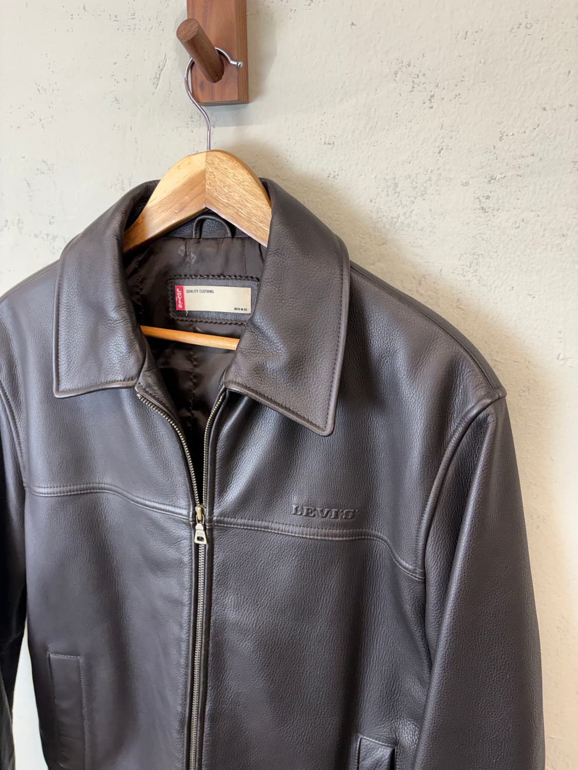 리바이스 소가죽 빈티지 레더 자켓 브라운 상품이미지5