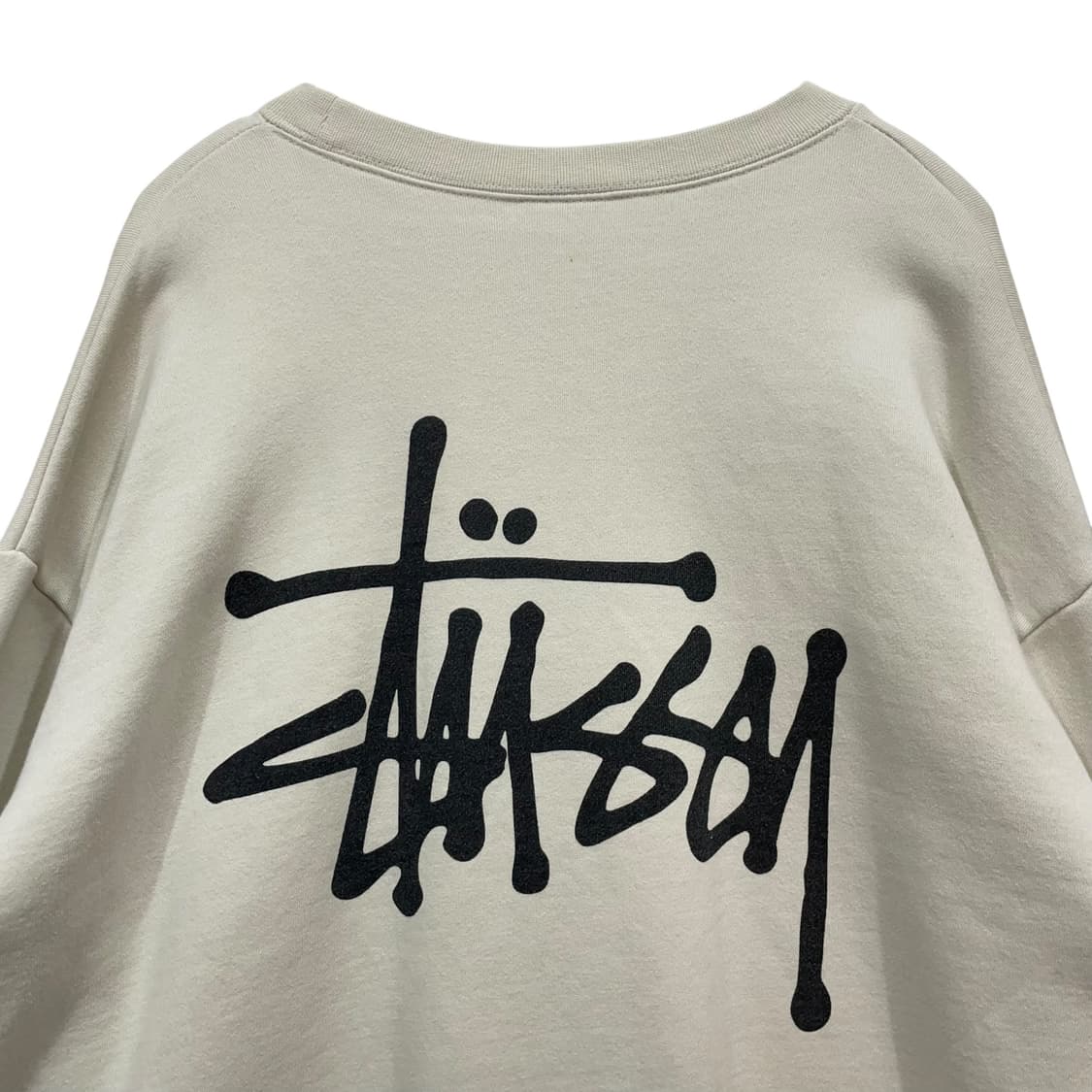 Stussy Cream Tone Signature Sweatshirt 상품이미지4