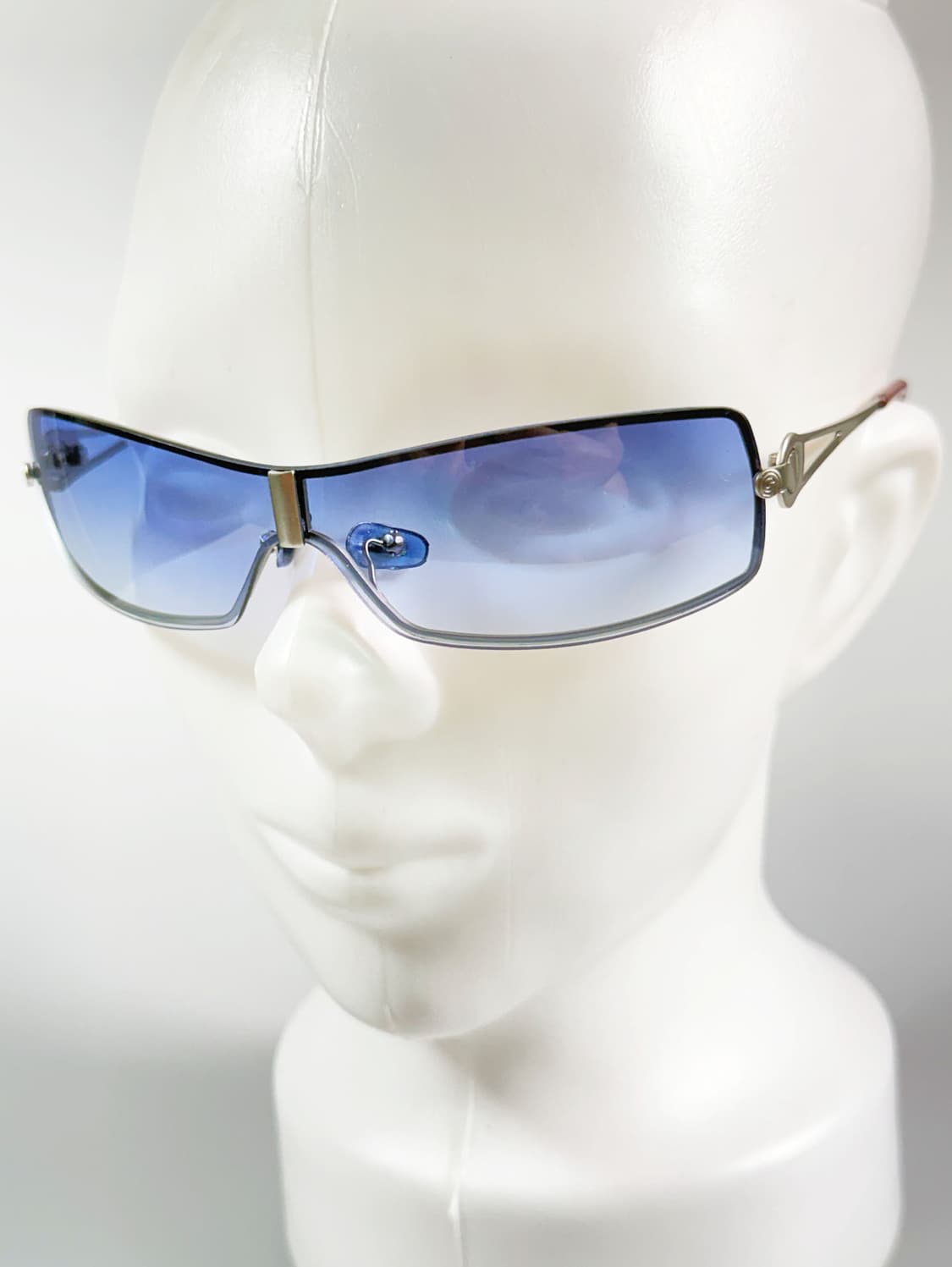 무테 랩어라운드 고글 쉴드 프레임 빈티지 틴트 선글라스 상품이미지8