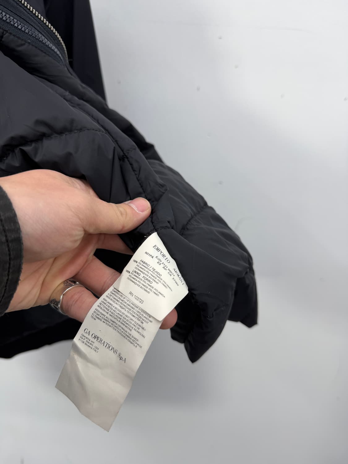 EMPORIO ARMANI 2WAY Zip Blazer 상품이미지7