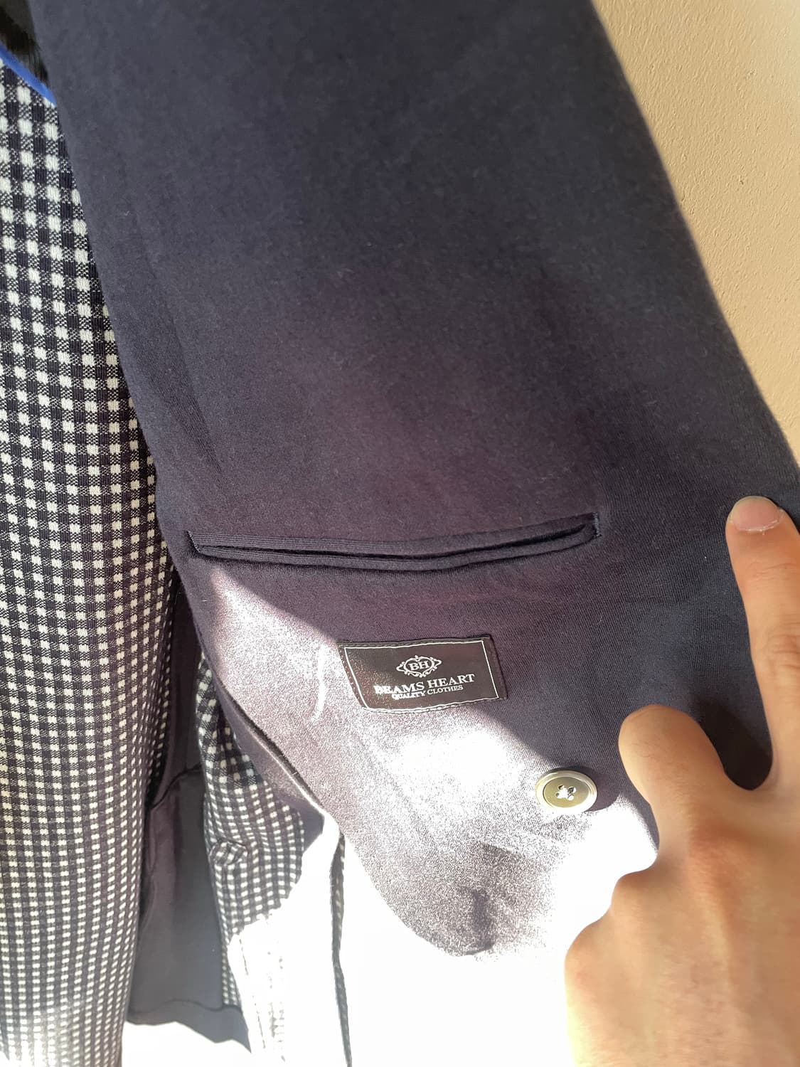 JPN Vintage Beams Wool Jacket 상품이미지5