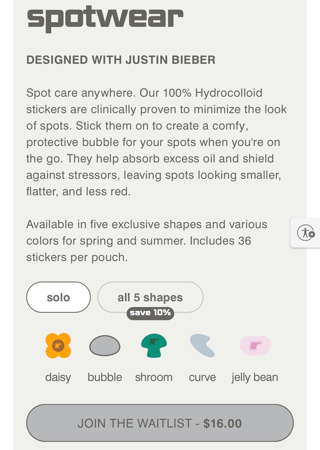 헤일리비버 Rhode 로드스킨 여드름 핌플패치 상품이미지3