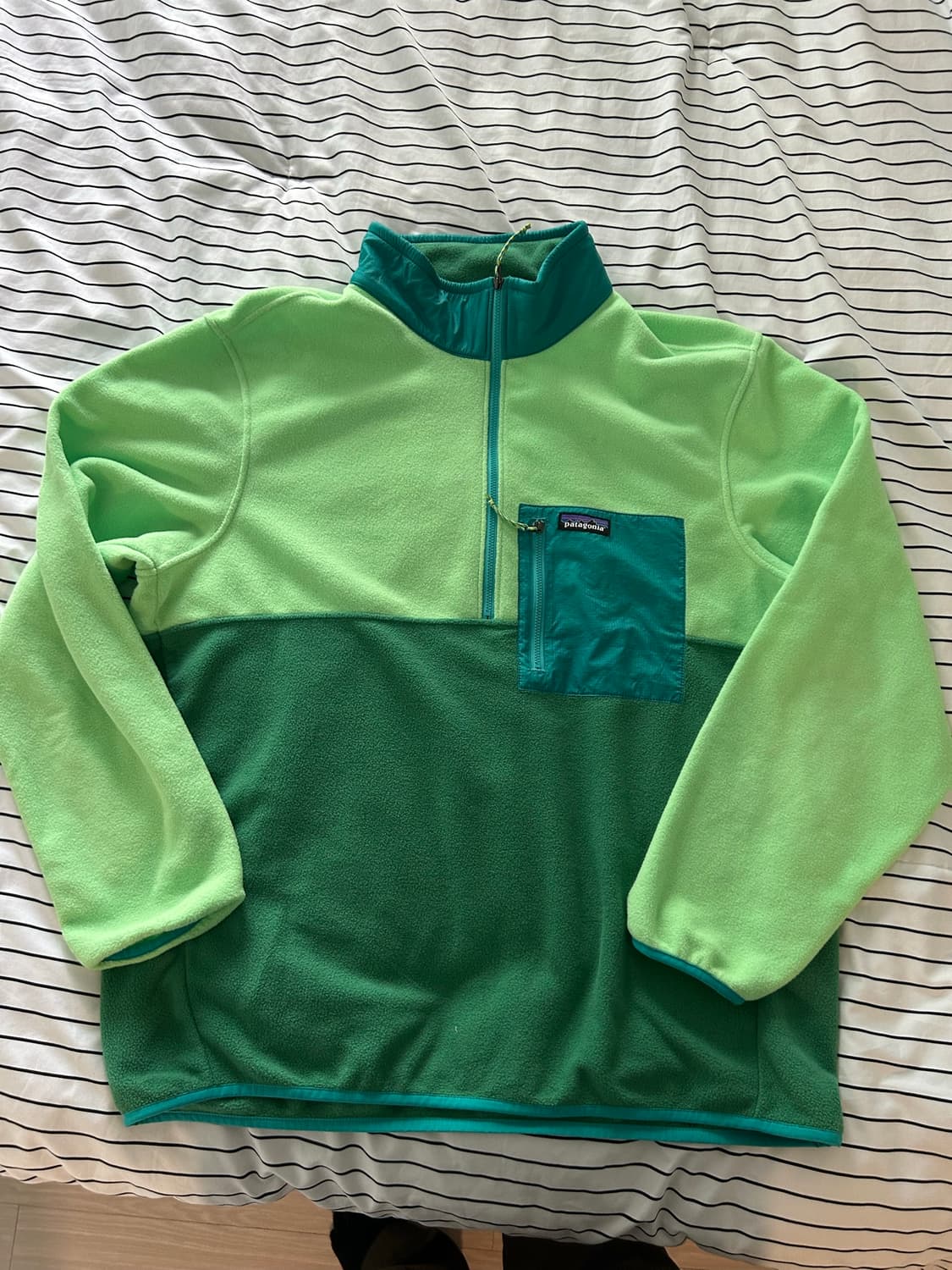 피타고니아 플리스 마이크로디니 그린 xl 상품이미지1
