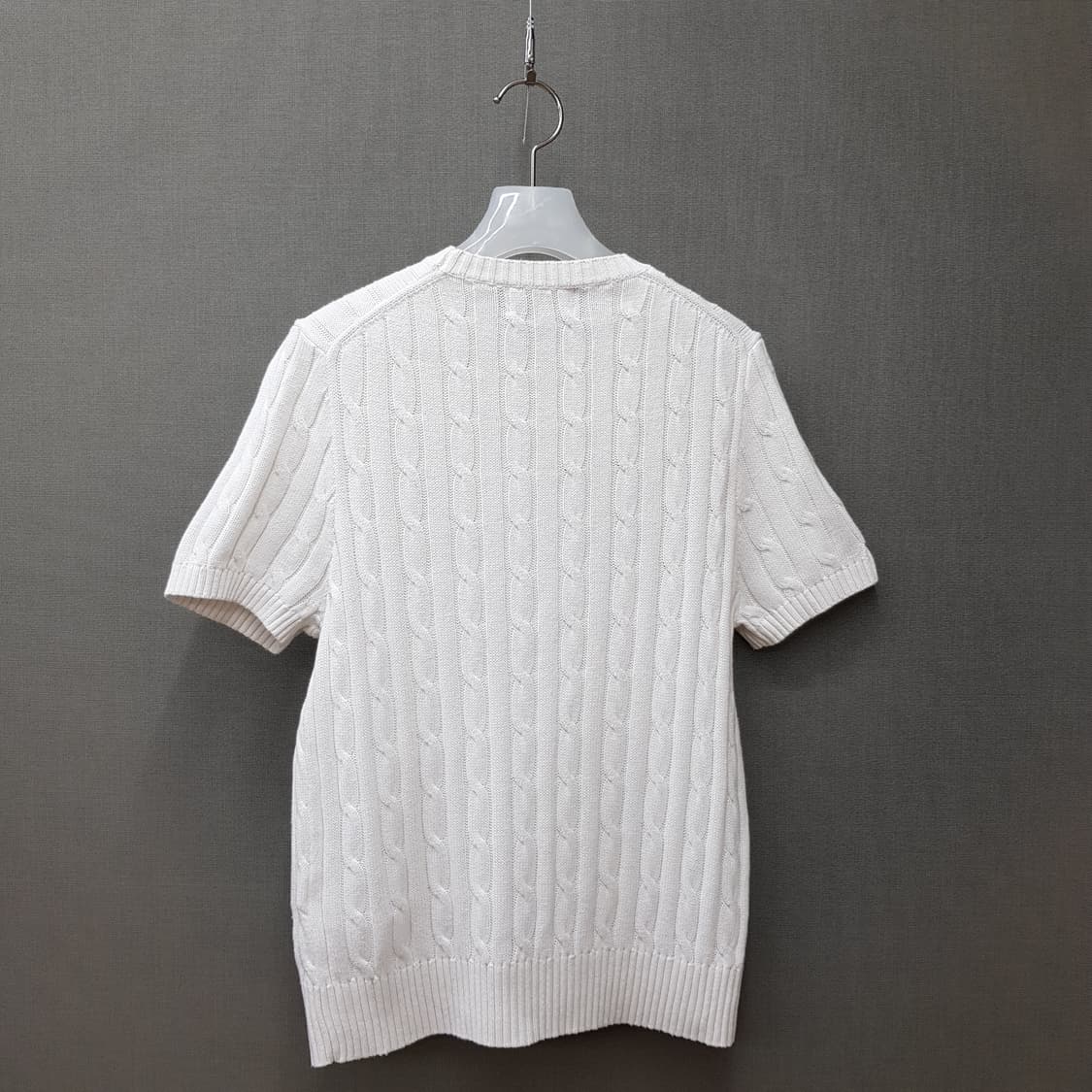 폴로 랄프로렌 케이블 반팔 코튼 니트 LG사이즈 상품이미지4