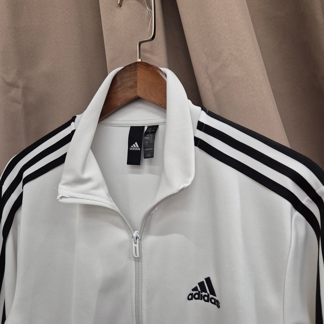 아디다스 3S 우븐 흰검 트랙탑 M 상품이미지3