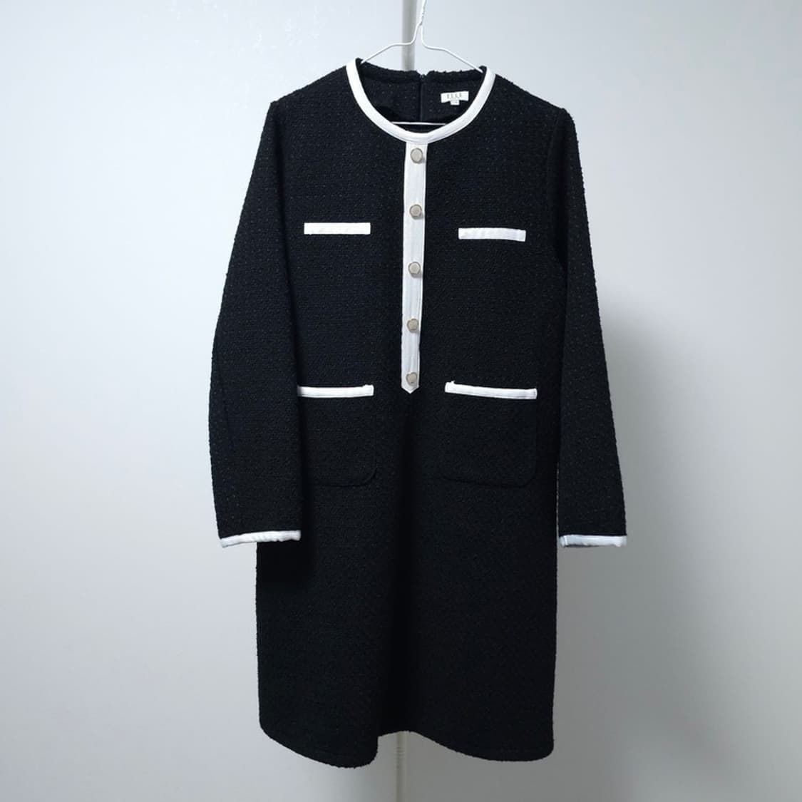 엘르 트위드 원피스 L-XL 상품이미지1