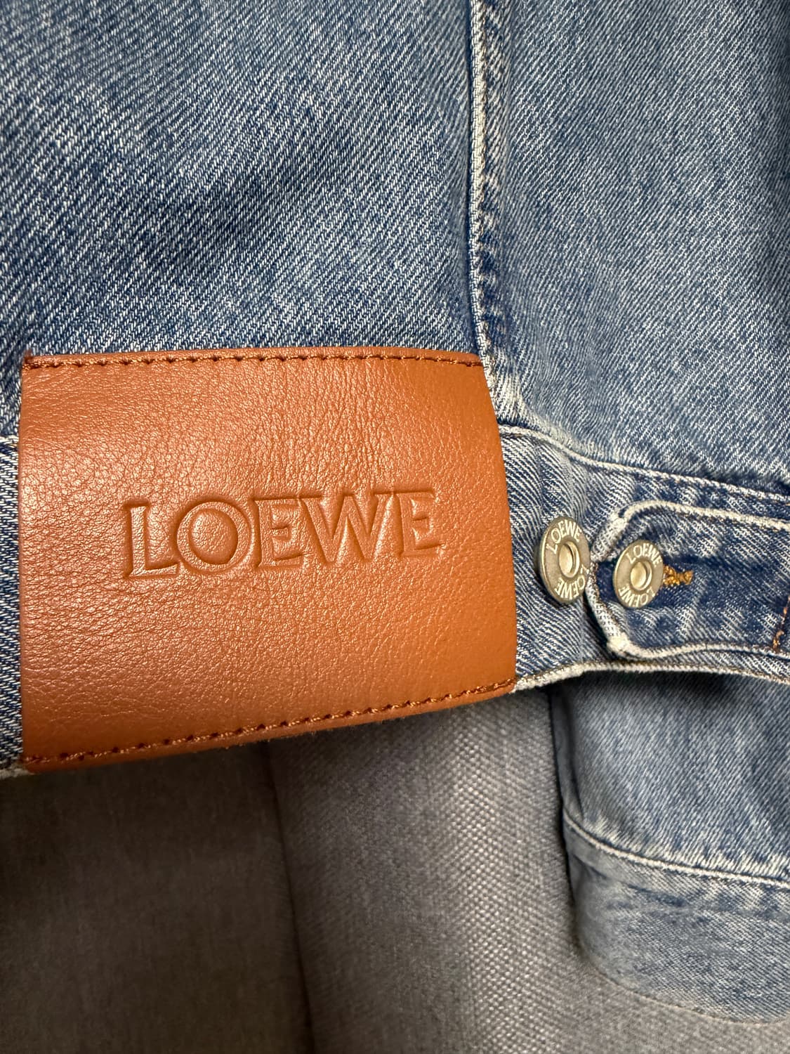 로에베 아나그램 데님 자켓 46 국내매장판 상품이미지4