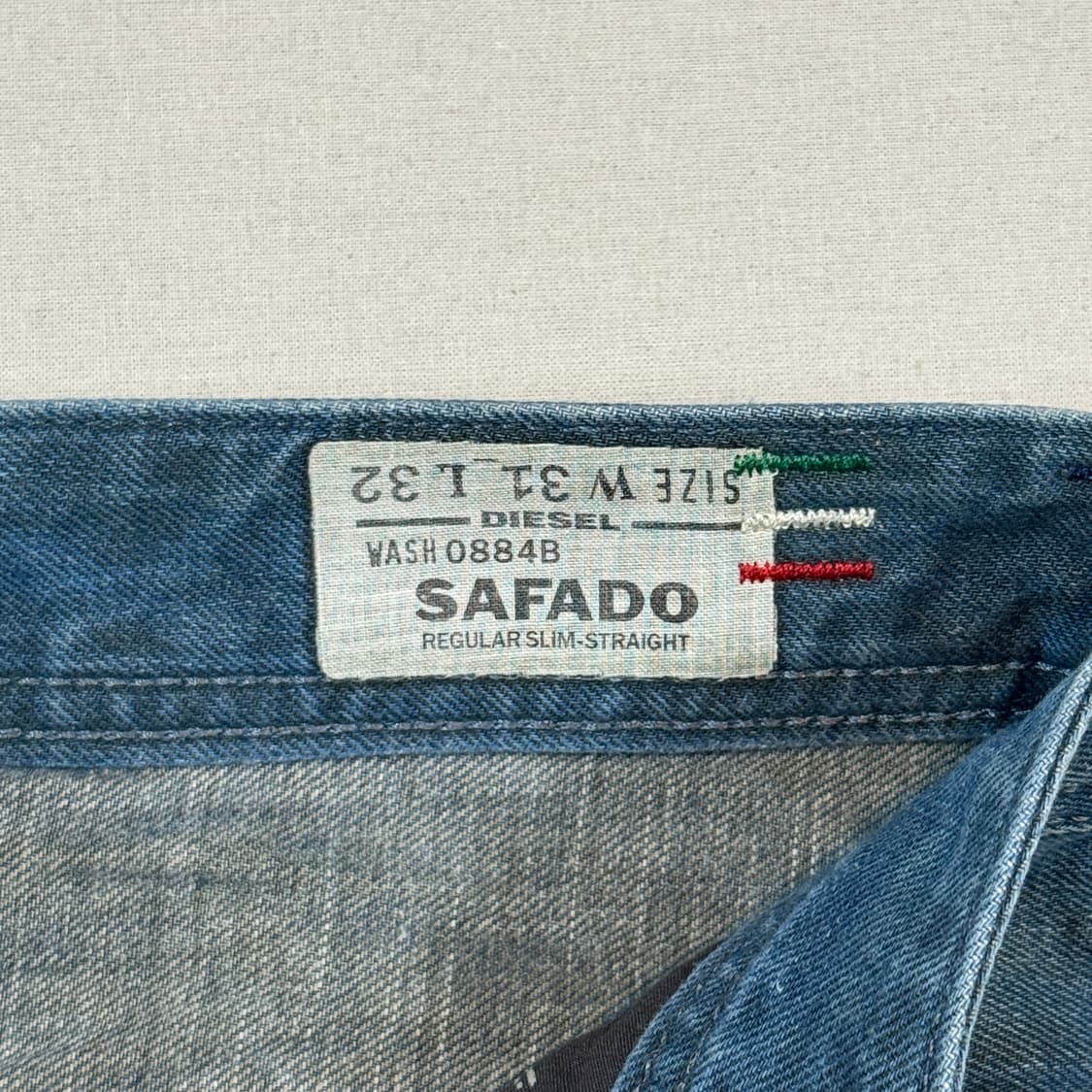 32inch) 디젤 DIESEL 사파도 패치워크 데님 팬츠 상품이미지9