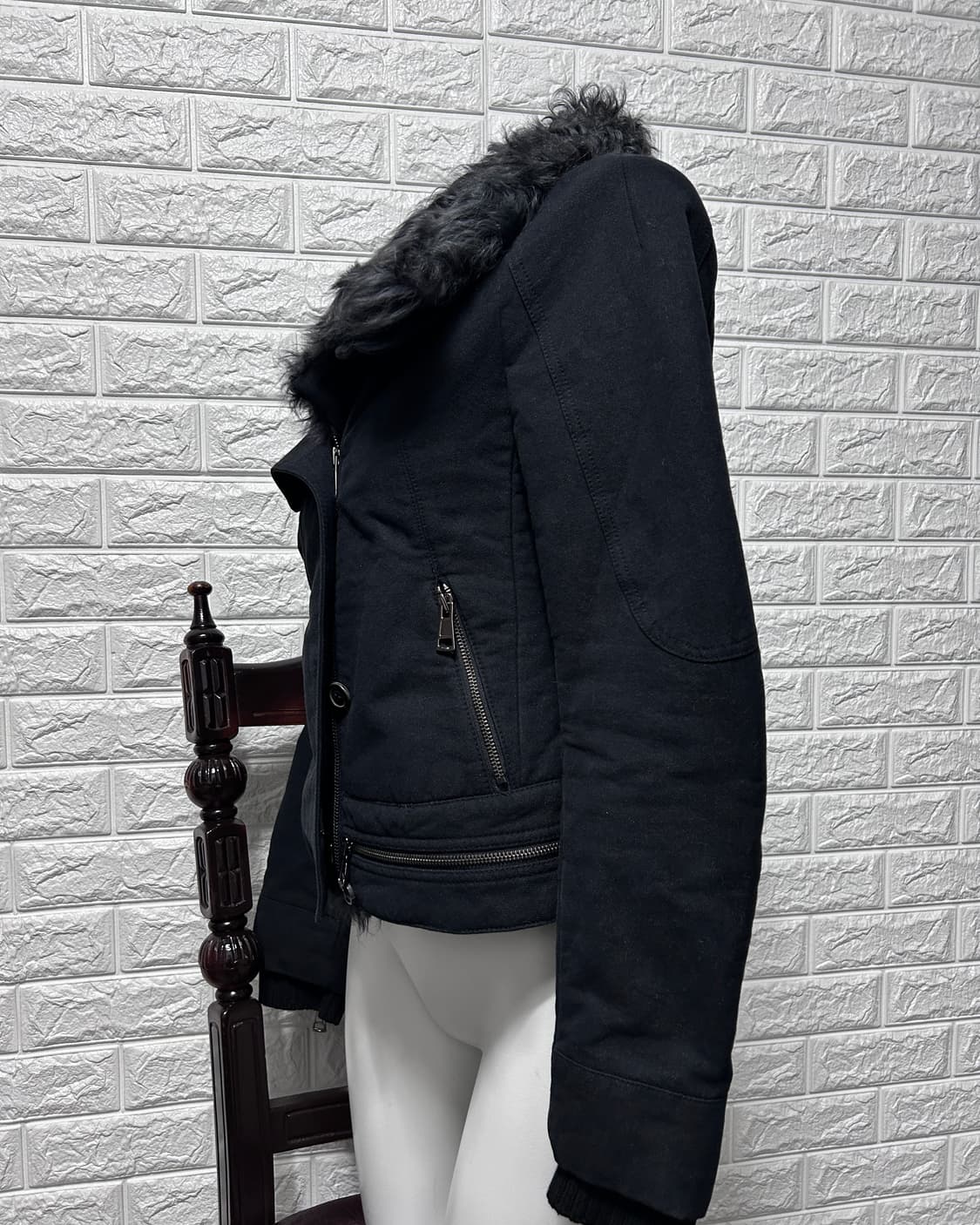 시스템 시어링 하이브리드 하이넥 자켓 상품이미지3