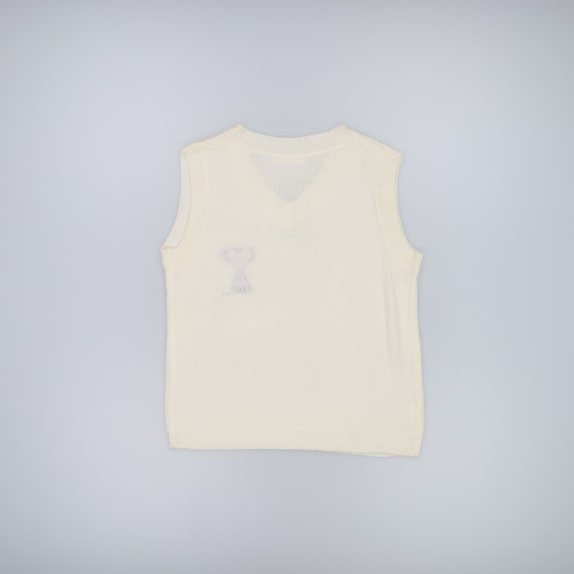 [44정도] 여성 하트로고 니트 조끼 1103HR2 상품이미지2