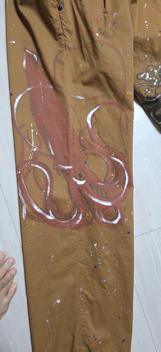 화이트샌드 페인팅프린트 펜츠 30 상품이미지3