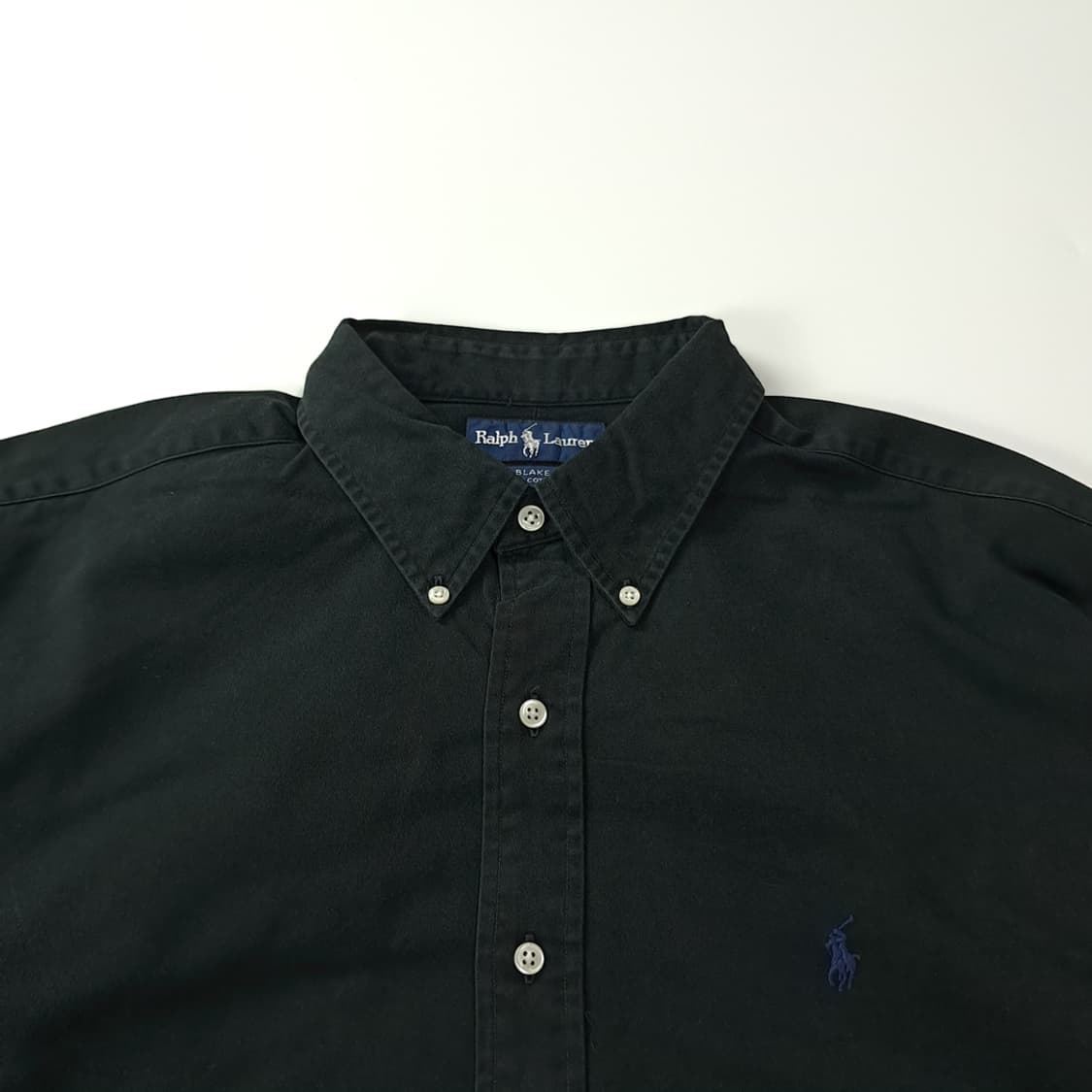 CJ202 XL 폴로 블레이크핏 90s 페이디드블랙 셔츠 남방 상품이미지2