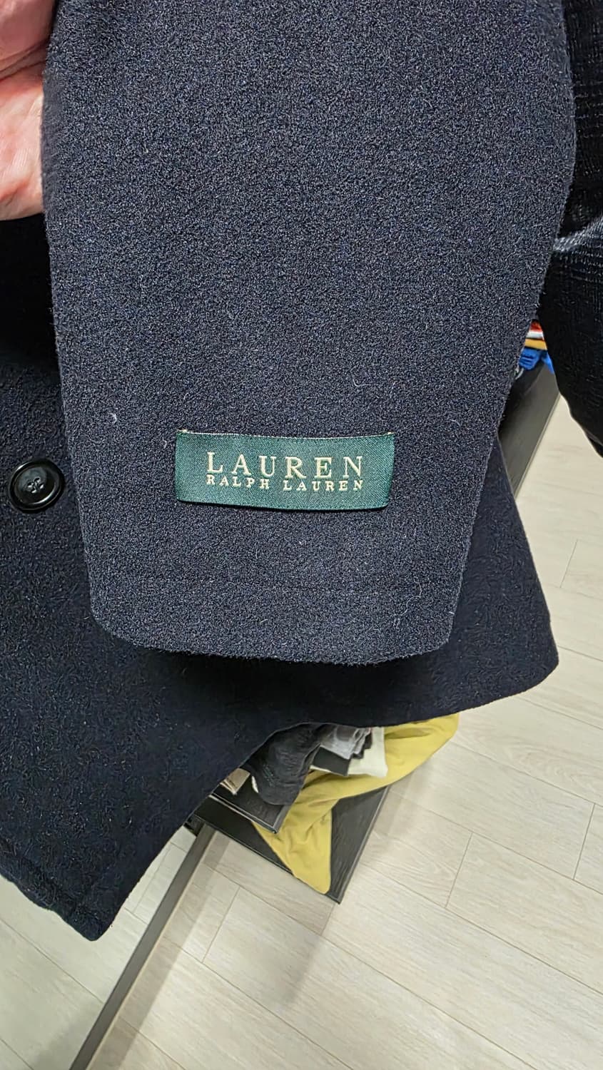 로렌 랄프 로렌 네이비 더블 코트(피코트) / 울50% 상품이미지3