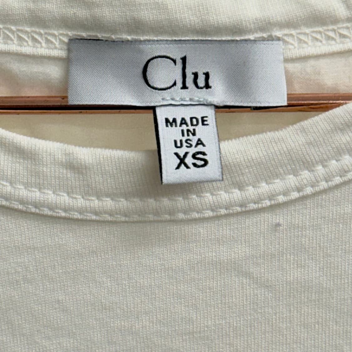 90S Clu 미제 플리츠 레이어드 반팔 티셔츠 (XS) 상품이미지2