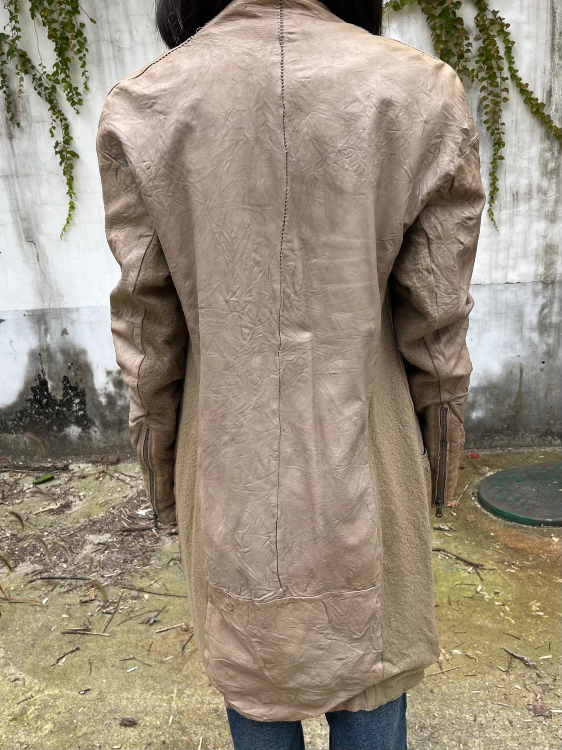 Transit Leather Coat 상품이미지2