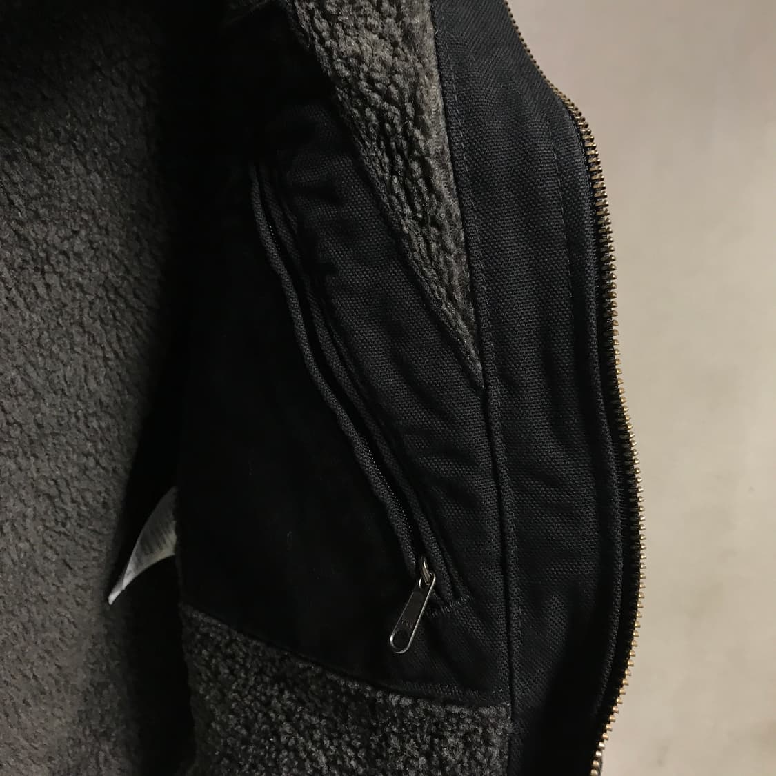 칼하트 기모 워크 베스트 블랙 S 상품이미지6