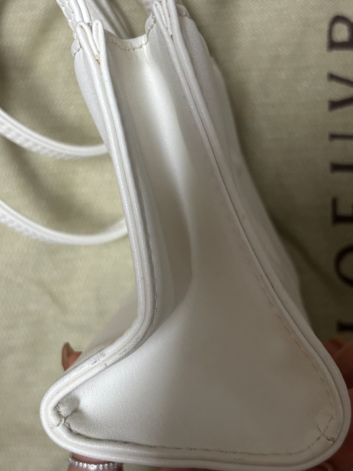 텔파 쇼핑백 스몰 화이트 상품이미지4