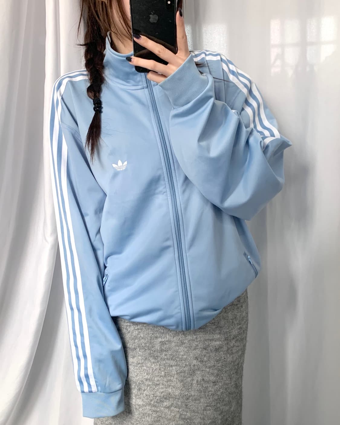 Adidas 아디다스 스카이블루 BB 트랙탑 상품이미지9