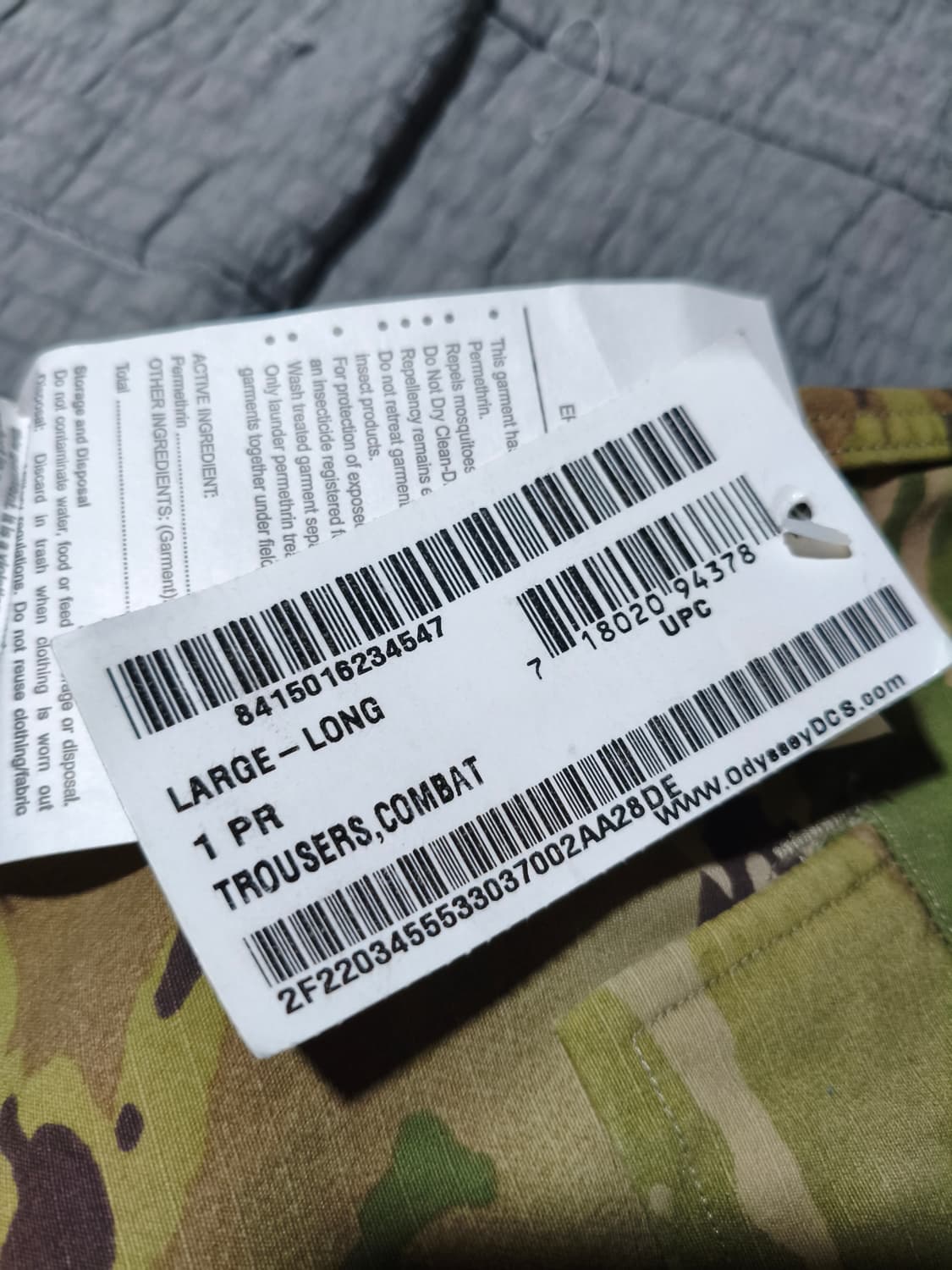 미군 ocp 전투복 하의 L/L(34~38) 새상품  신형 밀리터리 상품이미지2