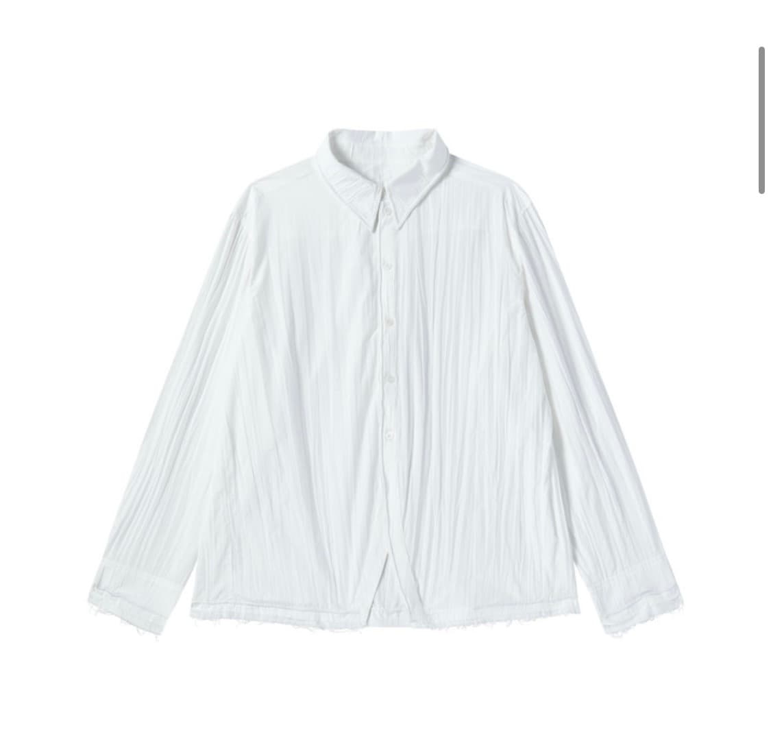 [새상품,L] 26ss yiyae 이예 와이어 셔츠 화이트 상품이미지3