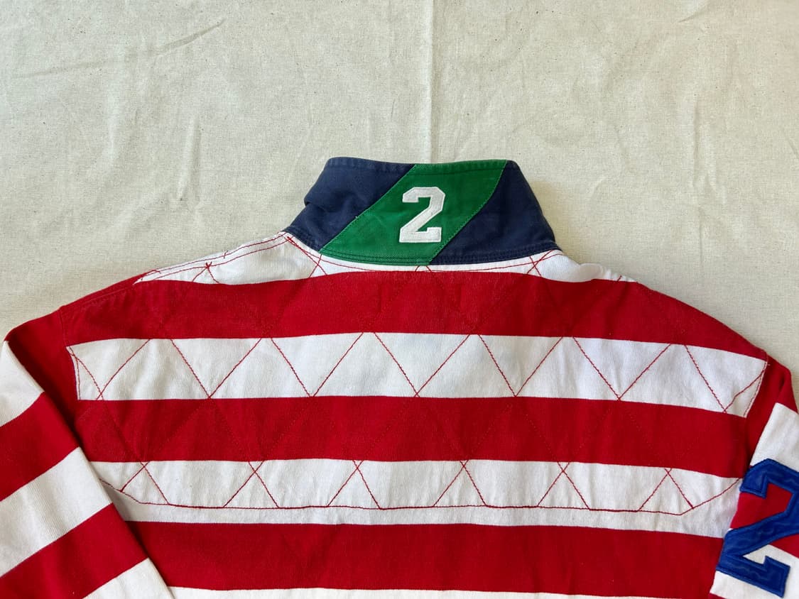 폴로랄프로렌 럭비 셔츠 Red/White 상품이미지8