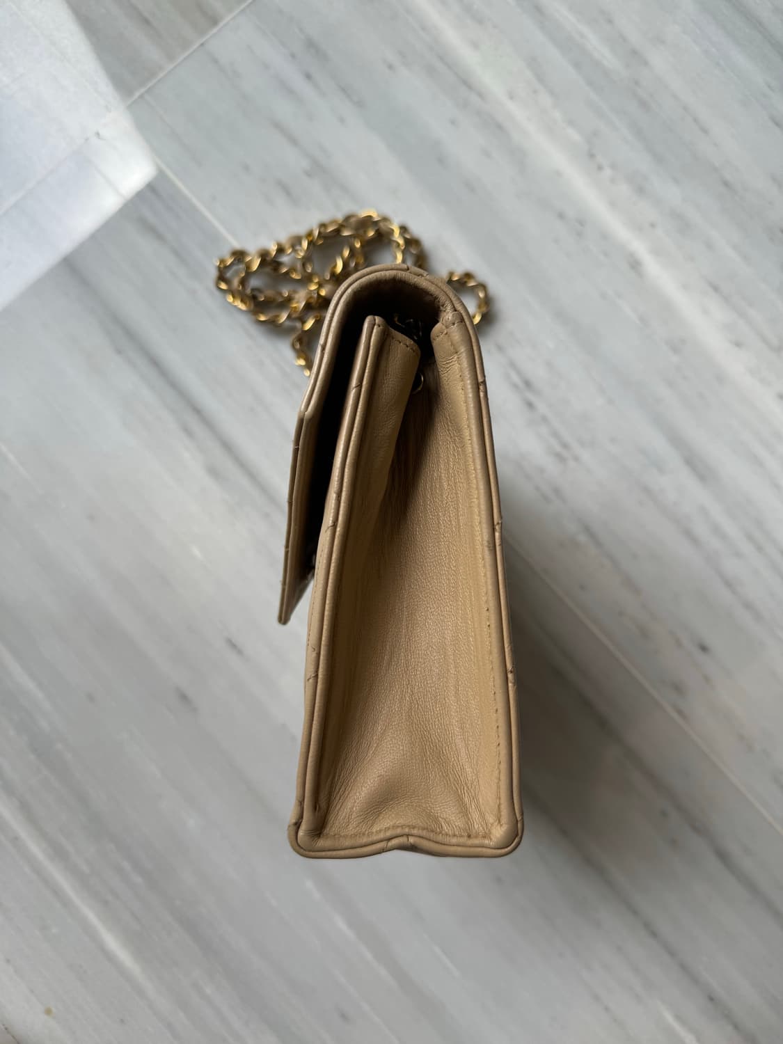 샤넬 빈티지 엔빌로프 숄더 크로스백 베이지 상품이미지6