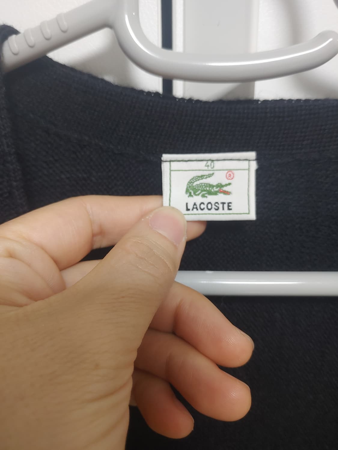 라코스테  울100%마크  브이넥 가디건-100사이즈 상품이미지7