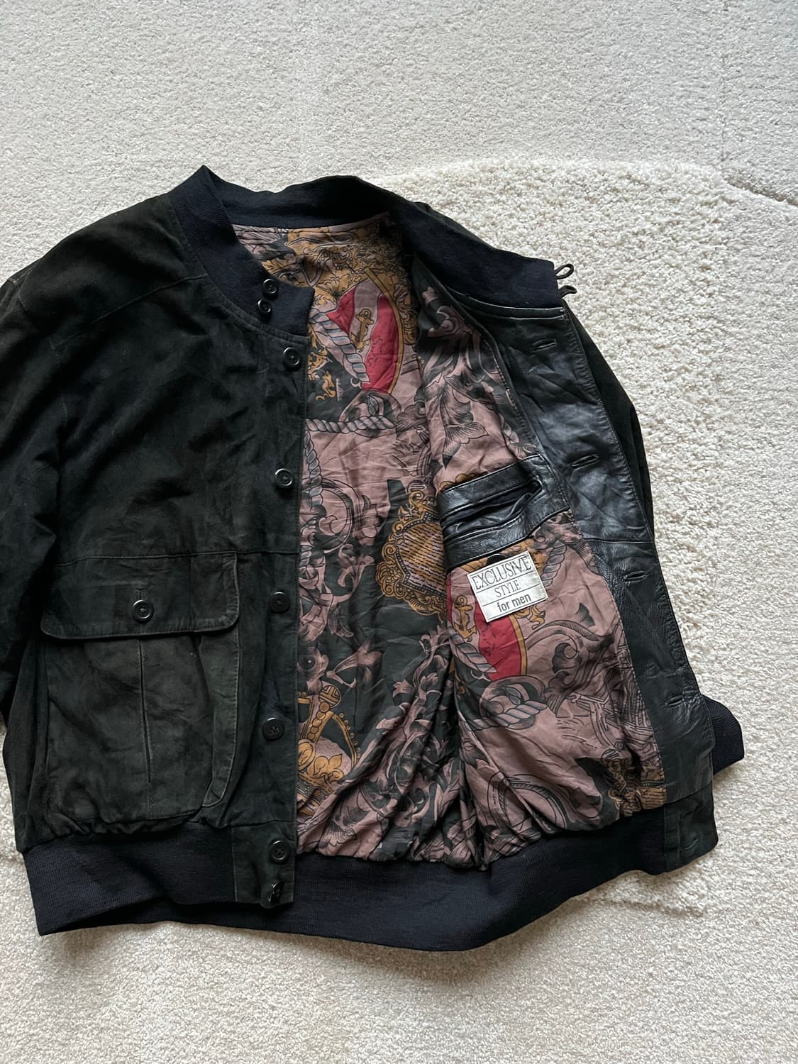 Euro Suede A-1 Leather Jacket (105) 상품이미지7