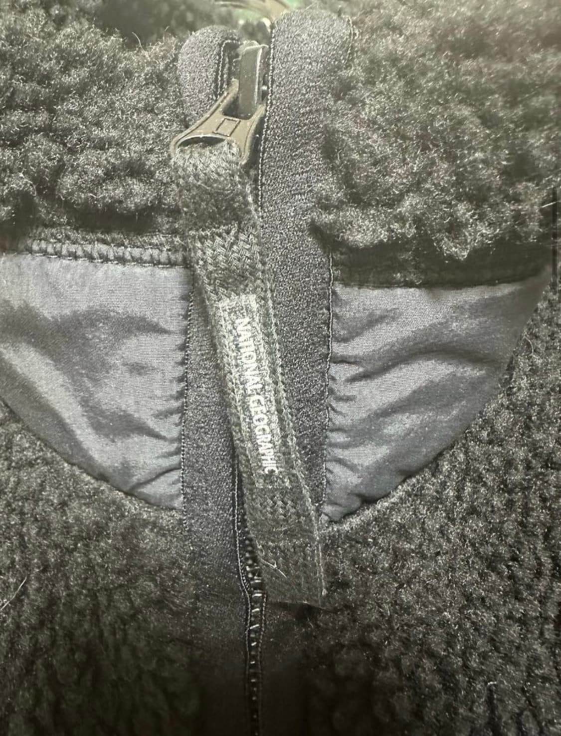 내셔널지오그래픽 뽀글이 롱 누빔후리스남여공용 상품이미지7