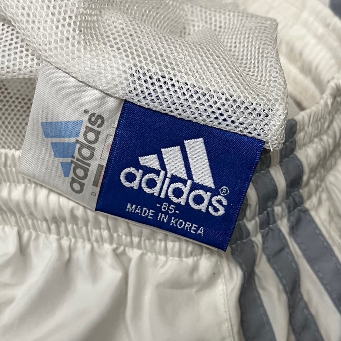 [정품/85] 아디다스 삼선 트레이닝 바지 화이트 흰실 실버  상품이미지4