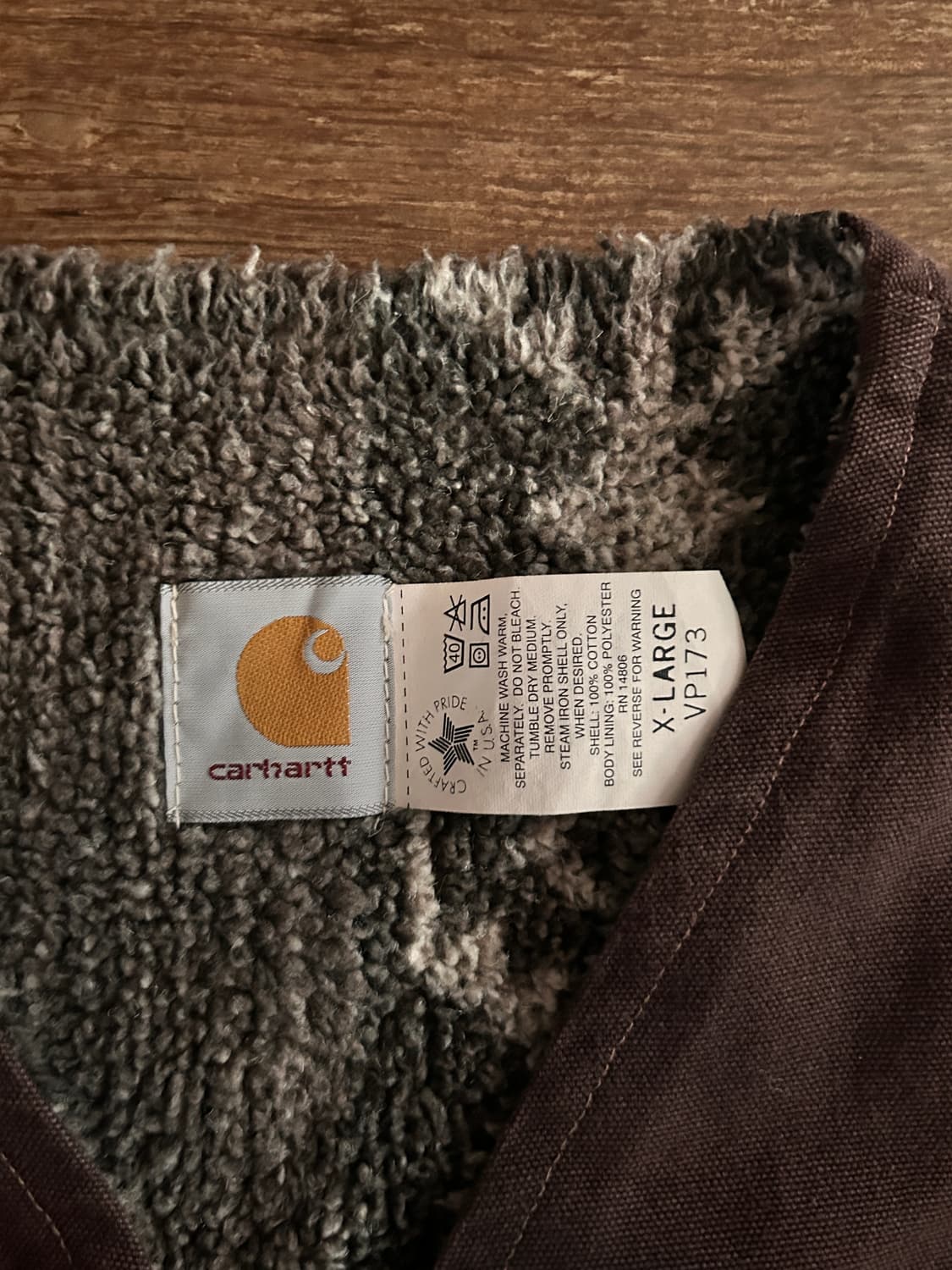 90s 칼하트 아즈텍 베스트 모카 브라운 VP173 XL USA🇺🇸 상품이미지7