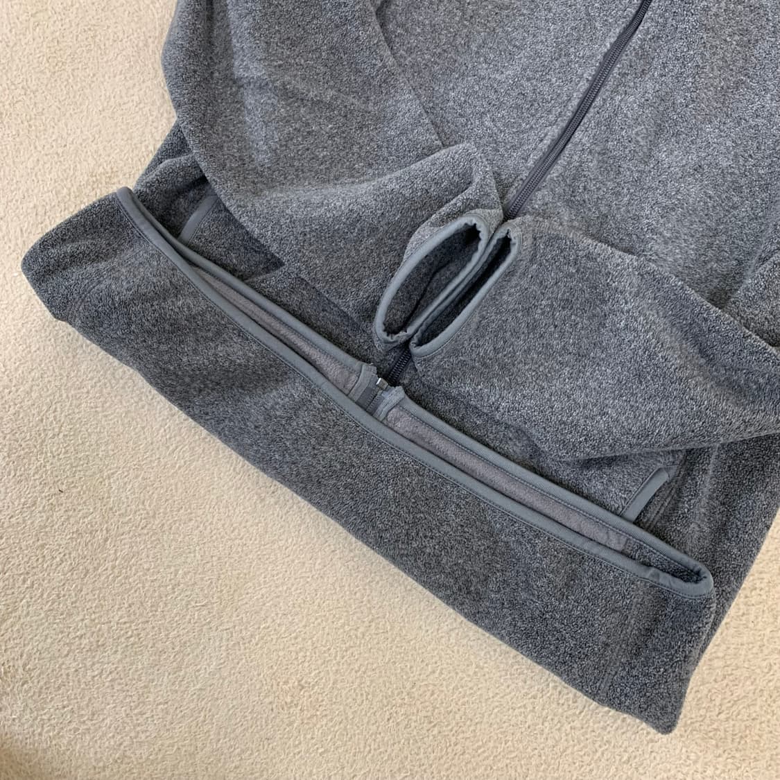 유니클로 후리스(L/그레이) 플리스 자켓 상품이미지4