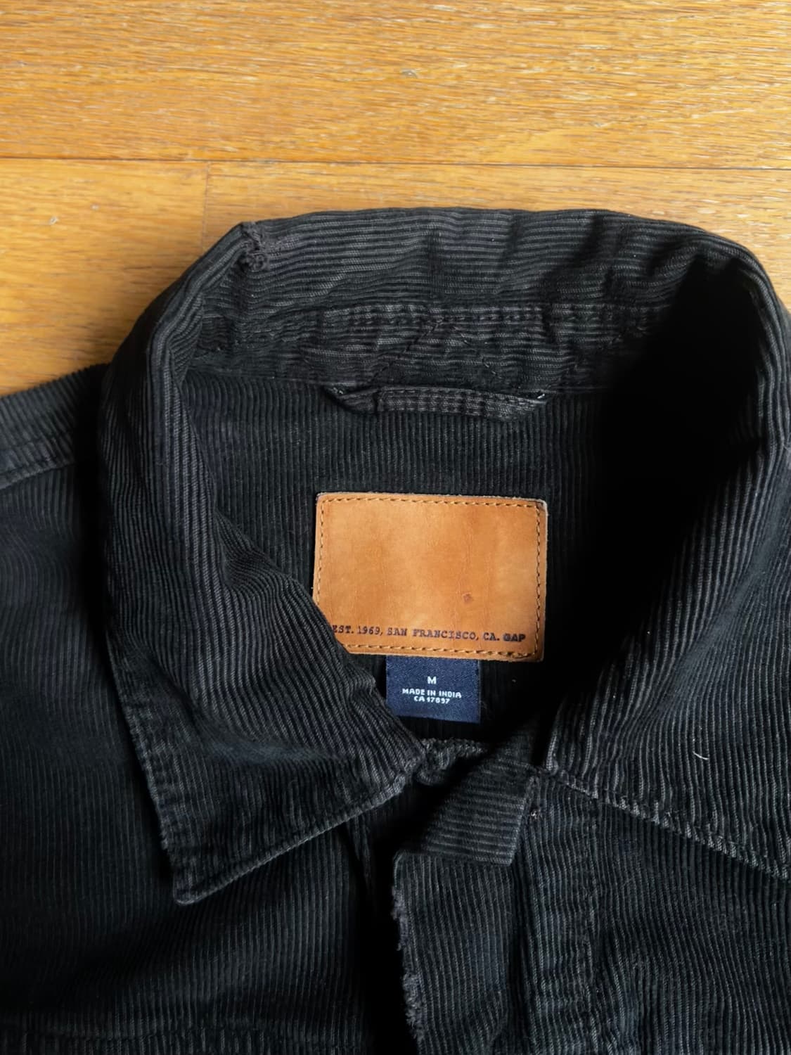 Black corduroy jacket 상품이미지2