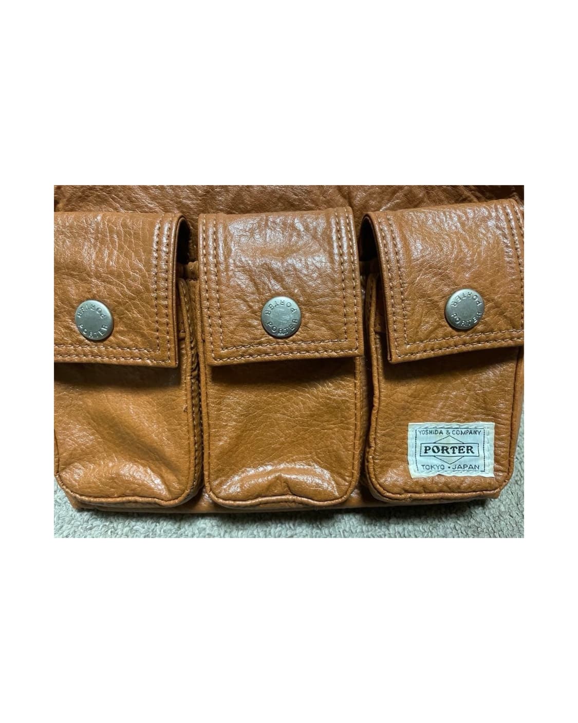 포터 슬랩샷 레더 멀티 포켓 숄더백 상품이미지2