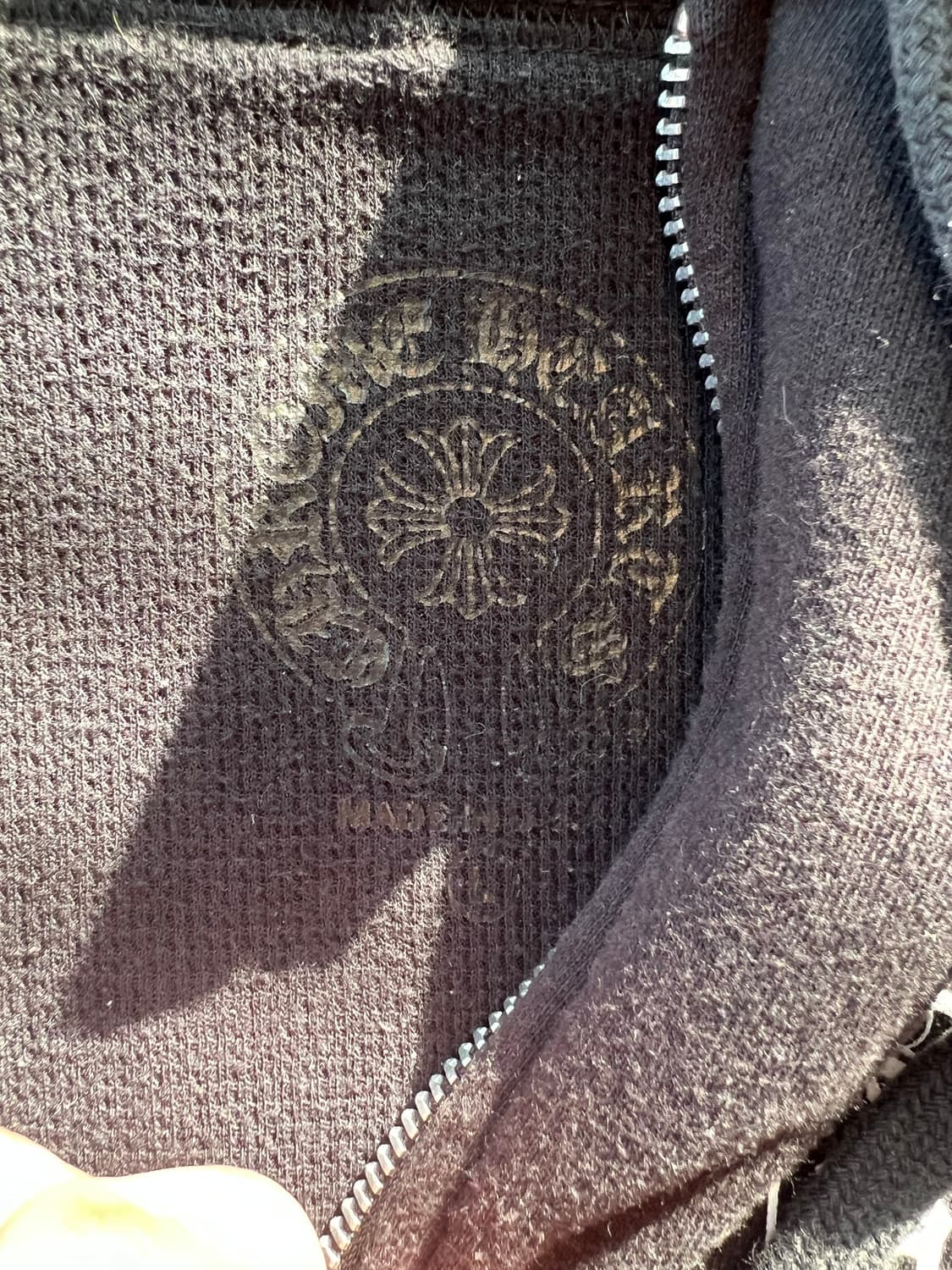 [L] 크롬하츠 홀스슈 플로랄 헤비웨이트 후드집업 상품이미지6