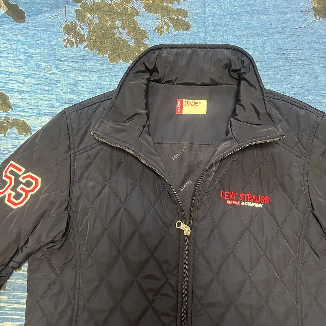 Levi‘s Quilted Zip Padding Jacket 상품이미지2