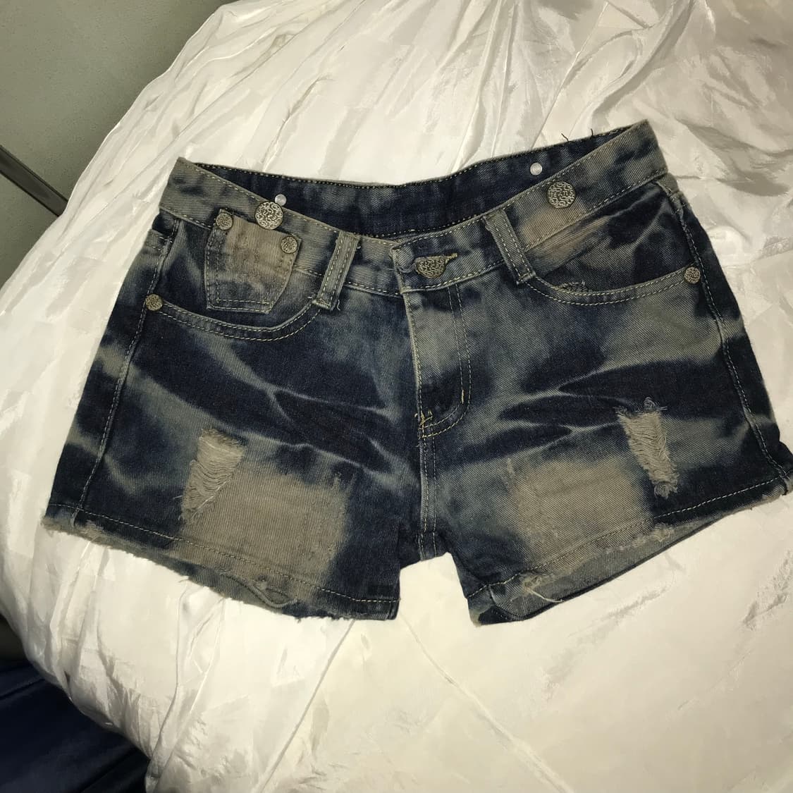 Vintage 빈티지 와투케 데님 핫팬츠 상품이미지2