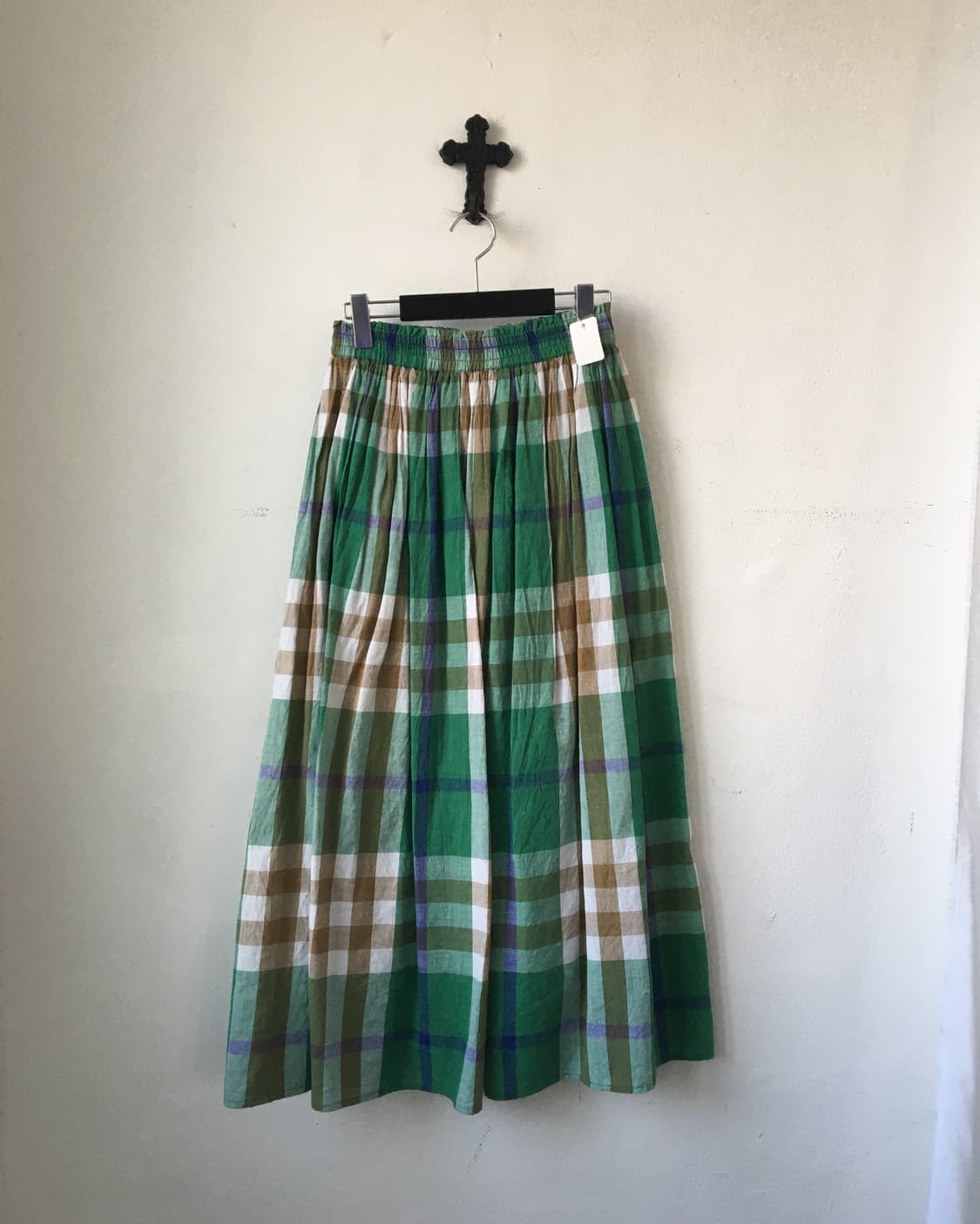 Check pattern skirt 상품이미지1