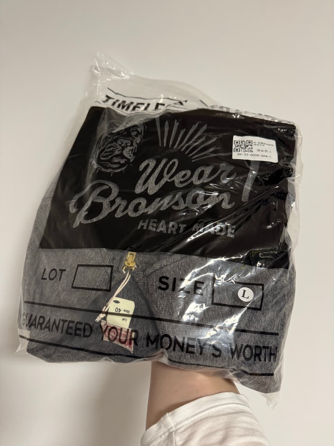 브론슨 코삭 솔트페퍼 워크자켓  L (새상품) 상품이미지4