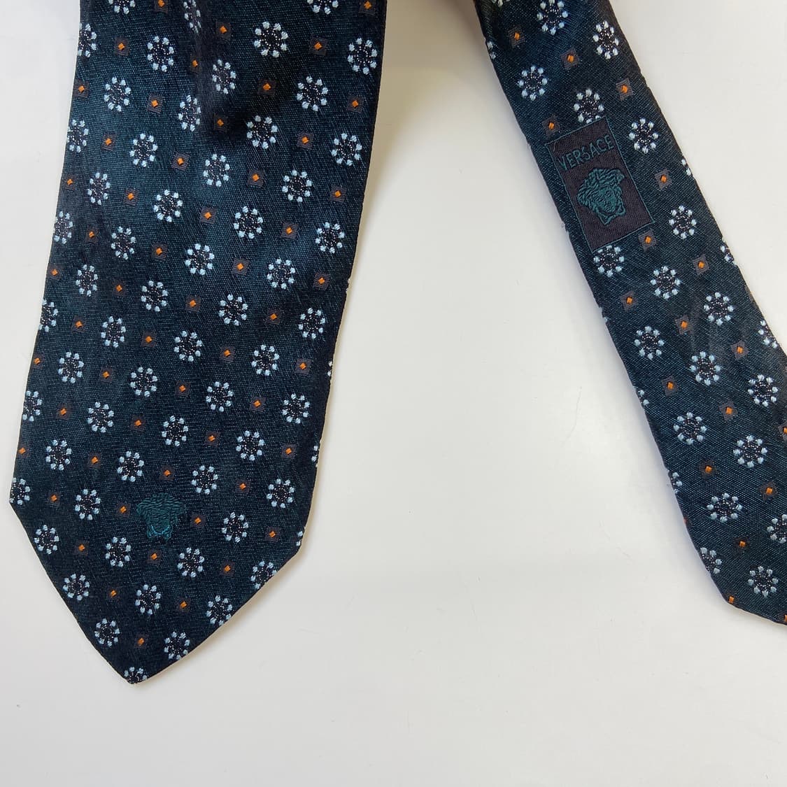 Versace 베르사체 정품 명품 넥타이 8.6cm 상품이미지5