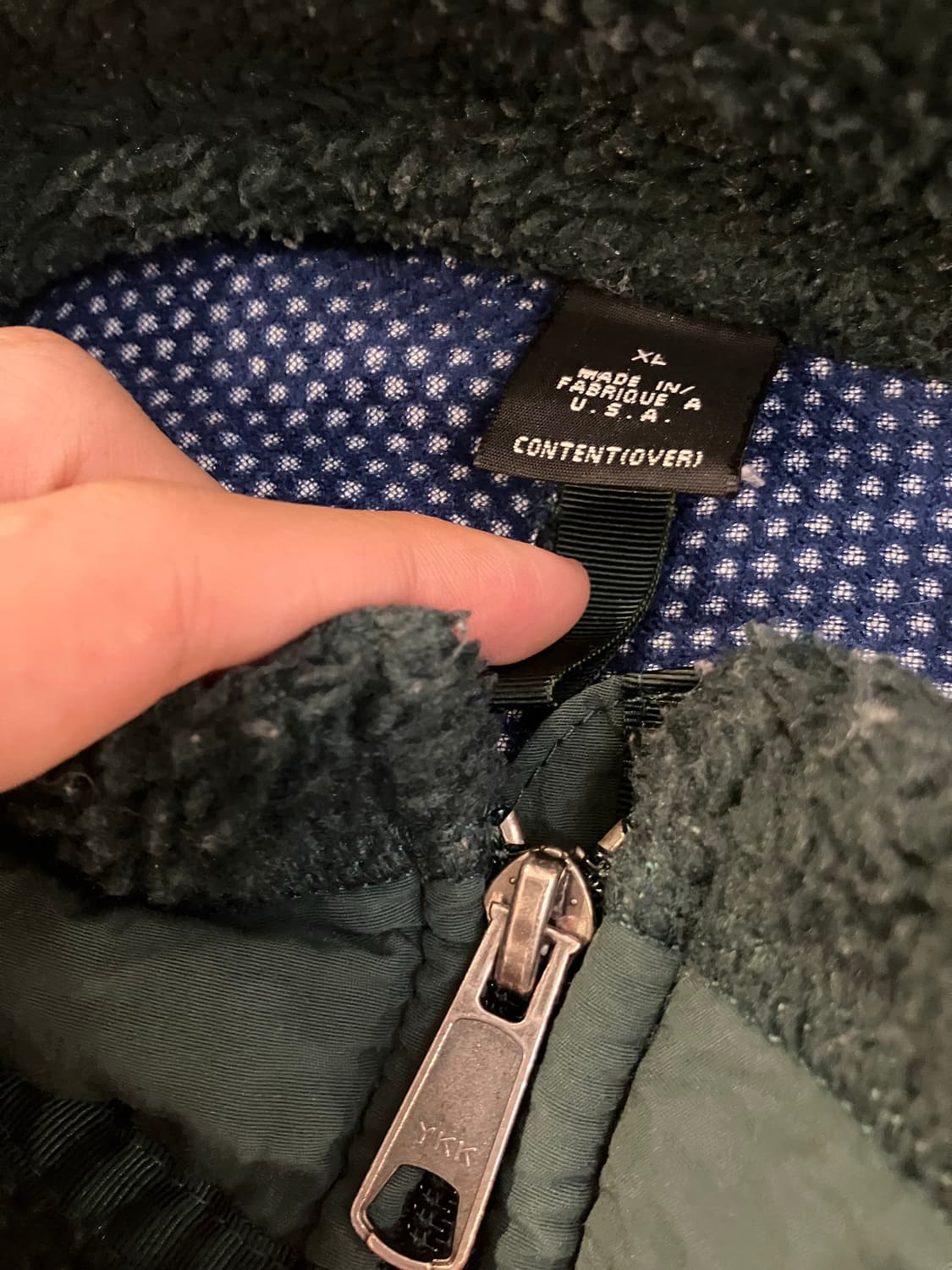 90s 파타고니아 레트로 X 파일 플리스 자켓 딥그린 상품이미지7