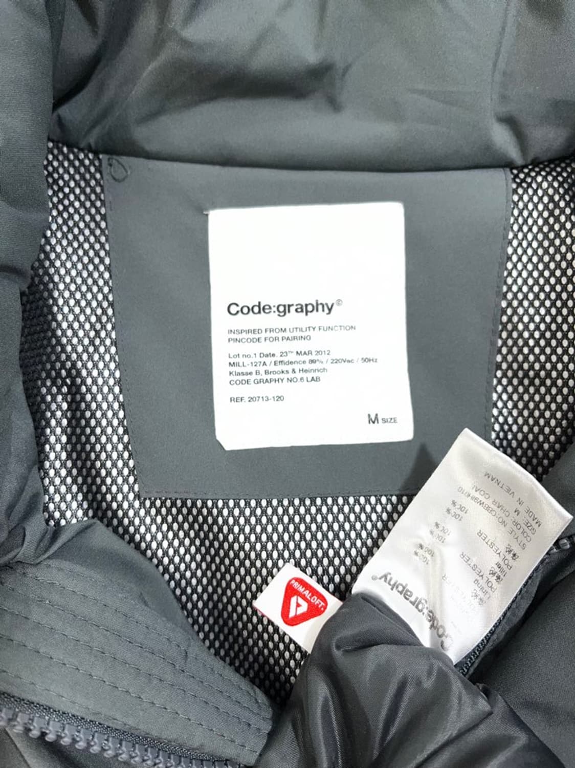 코드그라피 프리마로프트 숏 패딩/#3091 상품이미지7